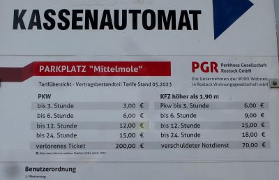 Parkplatz Mittelmole
